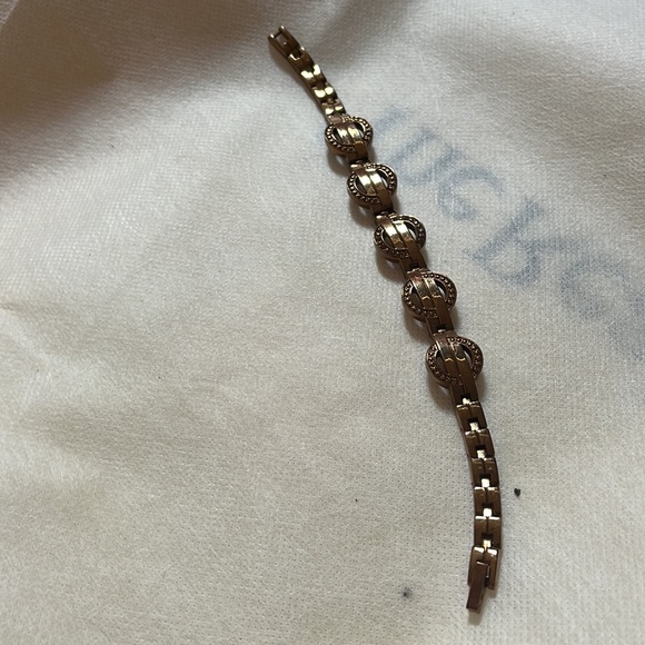 Copper Tone Studded Circle and - Picture 4 of 9